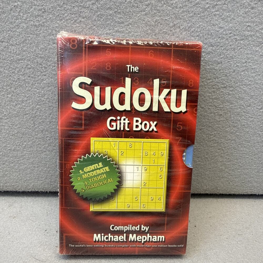 The Sudoku Gift Box Michael Mepham Factory Sealed Puzzle Game Set New